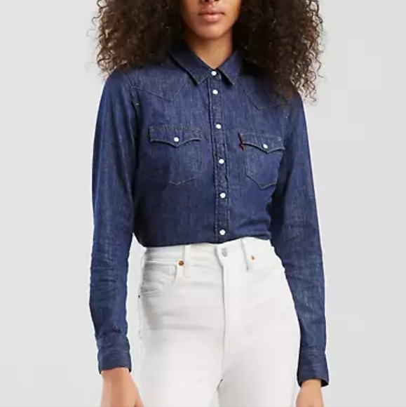 Levi's Tops - Levi's Ultimate Western Jean Shirt